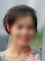 An internet sourced photograph that shows a 'headshot' of a woman, her face is blurred, so that no details of her features are clear, just shadows mark out different parts of her face.