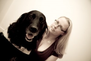 An image of Tee and Vicky (Tees Guide Dog)